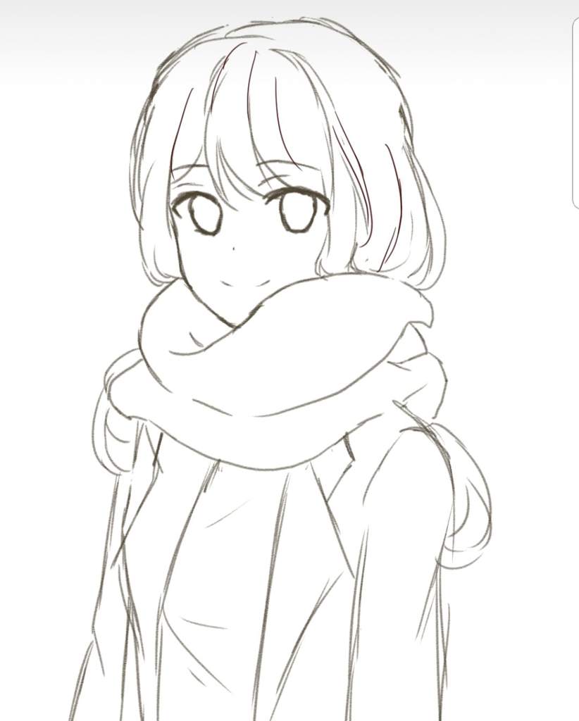 My Fashion: Scarf Drawing Reference