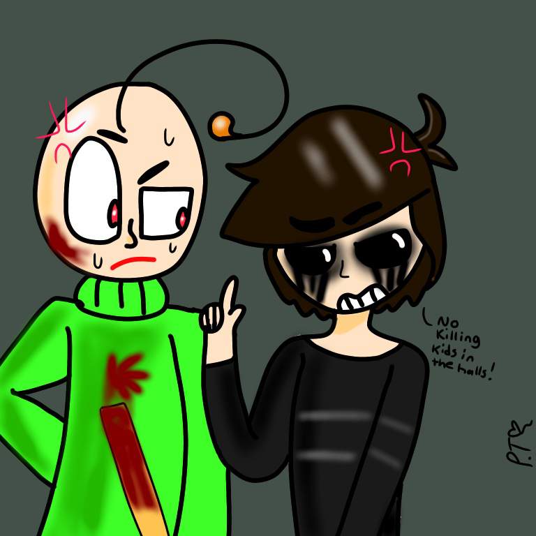 No killing kids ((little gore?)) | Baldi's Basics Amino