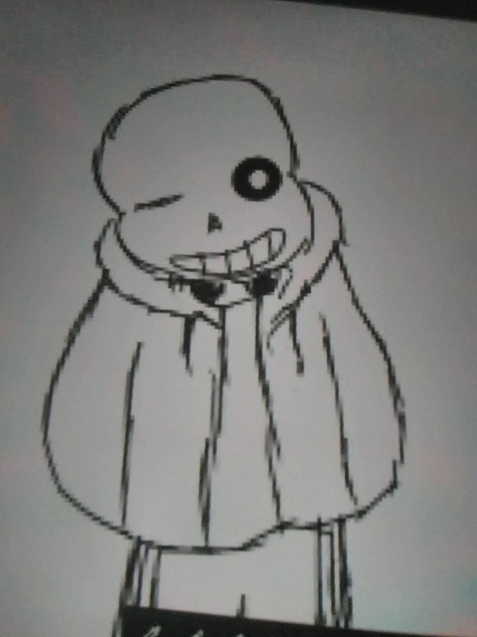 Just A Mini Drawing Of Sans | Undertale Amino