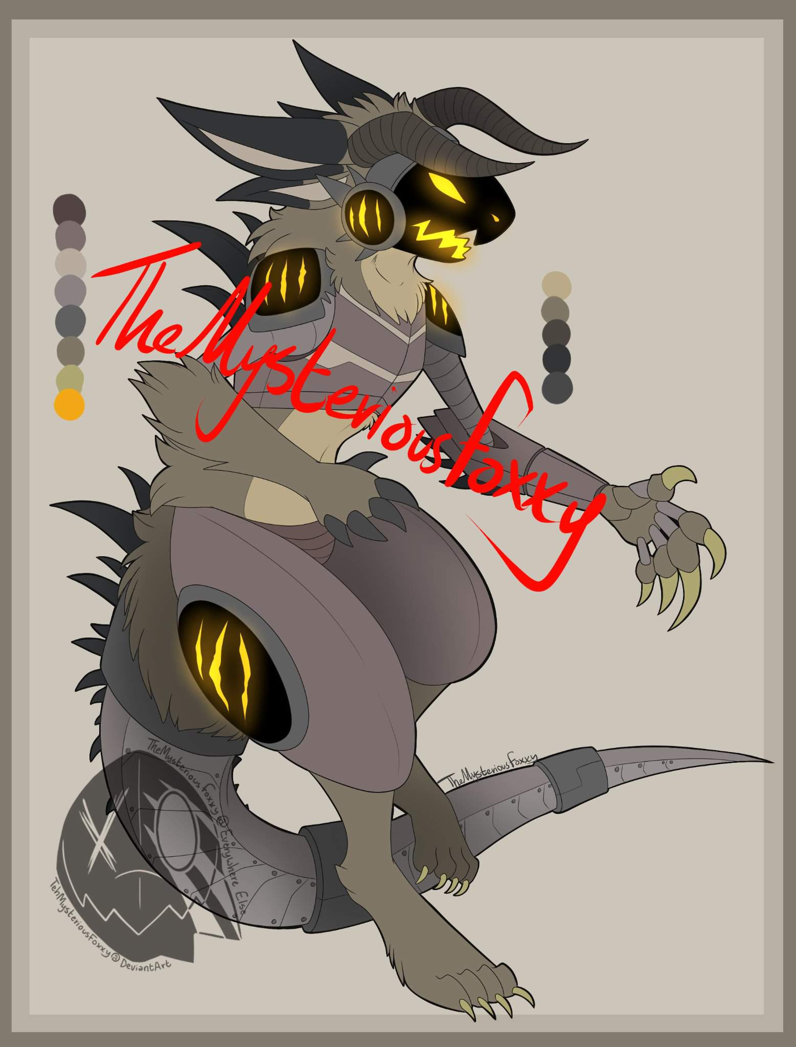 Finished coloring the fallout batch! | Primagen/Protogen Amino Amino