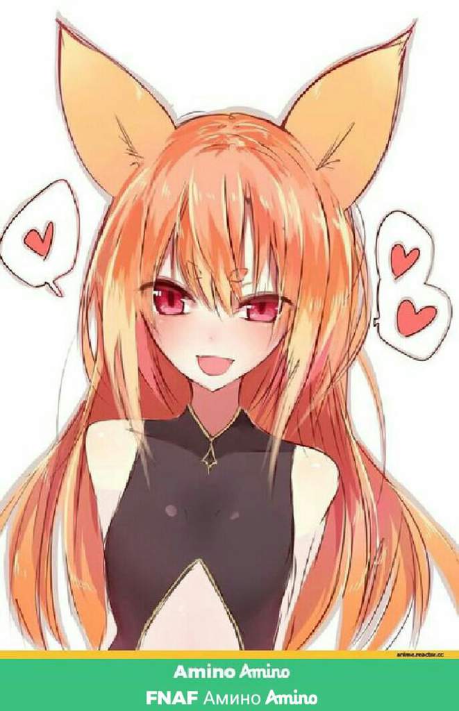 Fox girl anime character