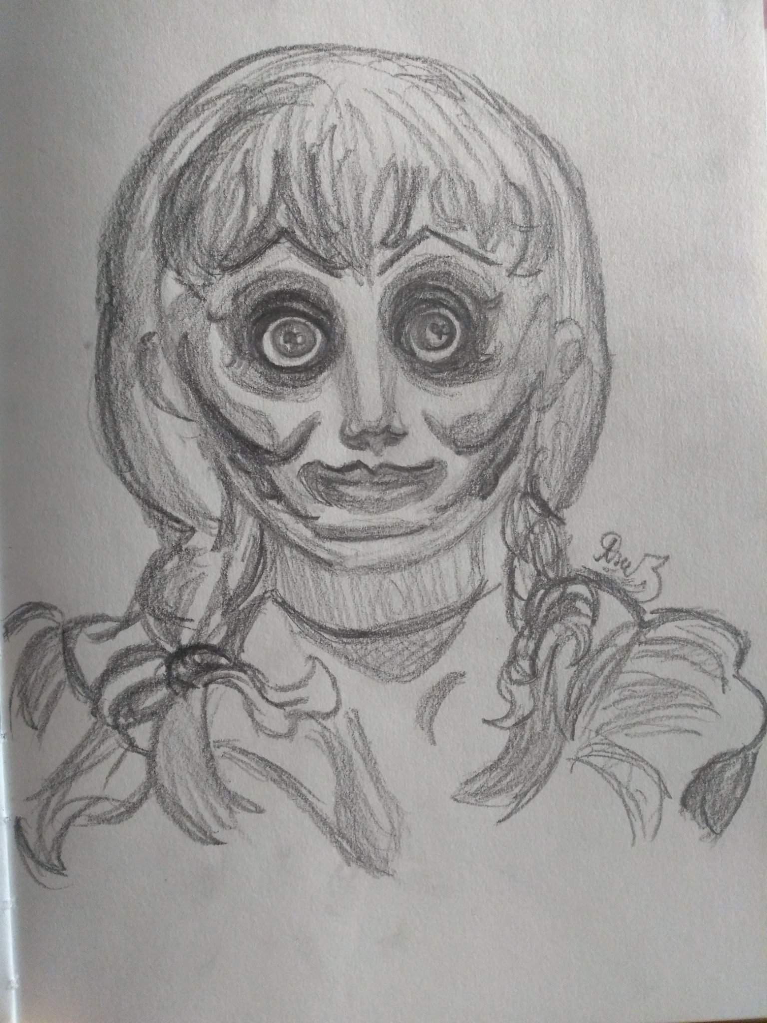 Annabelle Drawing | Horror Amino