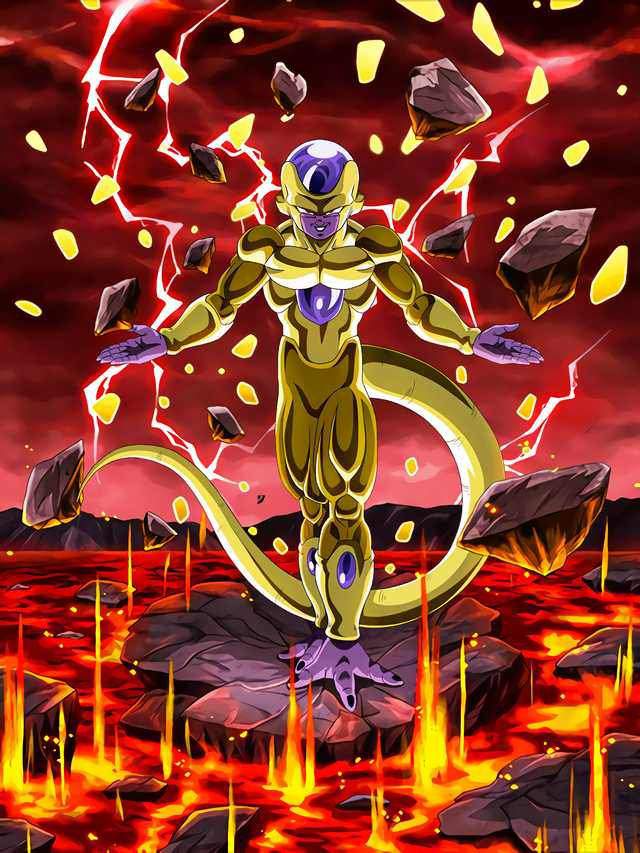 Teq Golden Frieza FanArt + Biggo Damage from Frieza | Dokkan Battle Amino