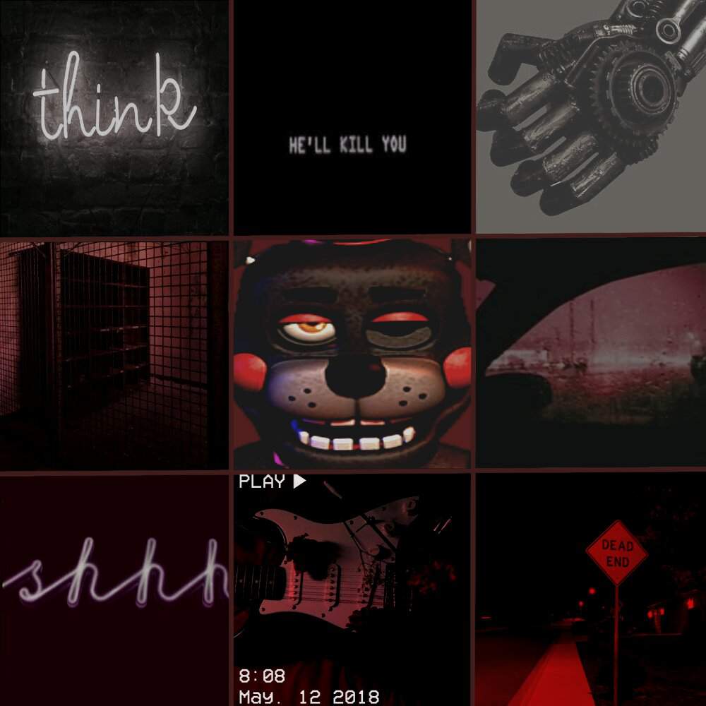 Sister location aesthetic and fnaf 6 lefty aesthetic | Five Nights At