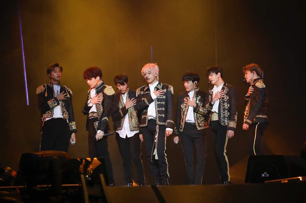 Bts at the LA concert KPop Amino