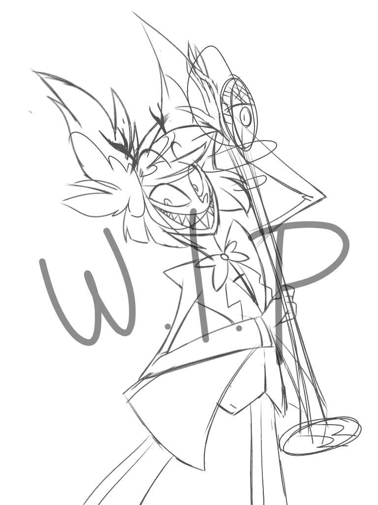 🎶🎙️ ~°·°·alastor°·°·~ 🎙️🎶 Wip Hazbin Hotel Official Amino