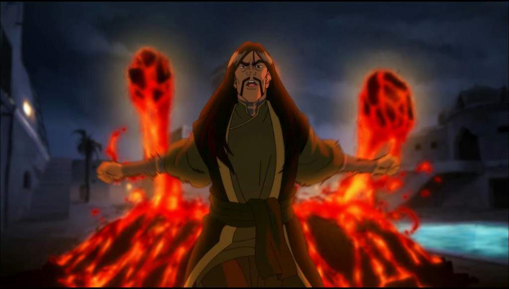 Aka Lava Guy, Ghazan is the most powerful earthbender in TLOK. 