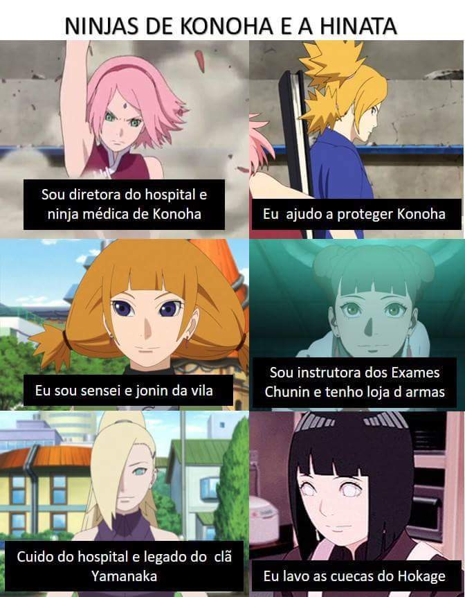 Kunoichis de Konoha e Hinata | Boruto Oficial BR Amino