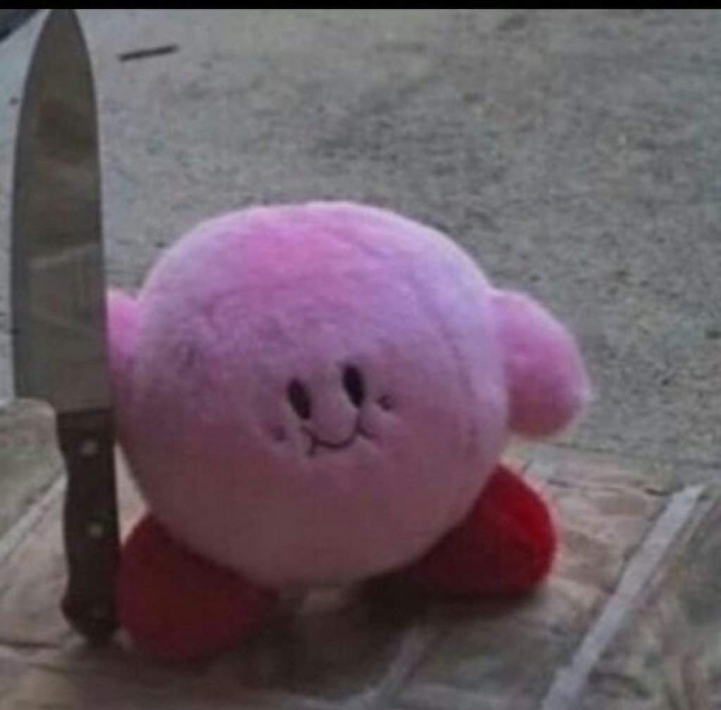 Kirby With A Knife Know Your Meme