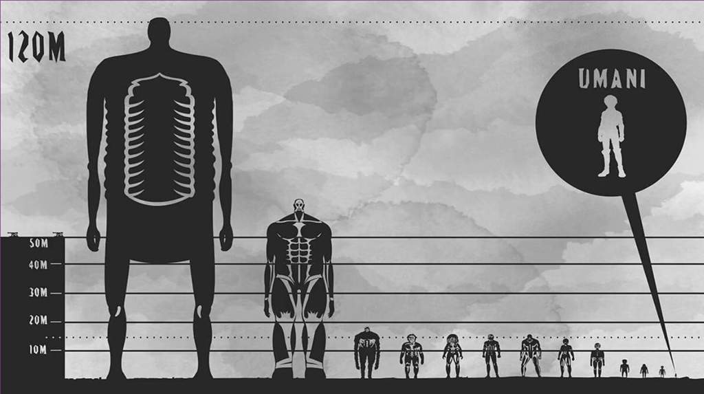 Here is a scale chart of Rod Reiss Titan compare to the other titans ...