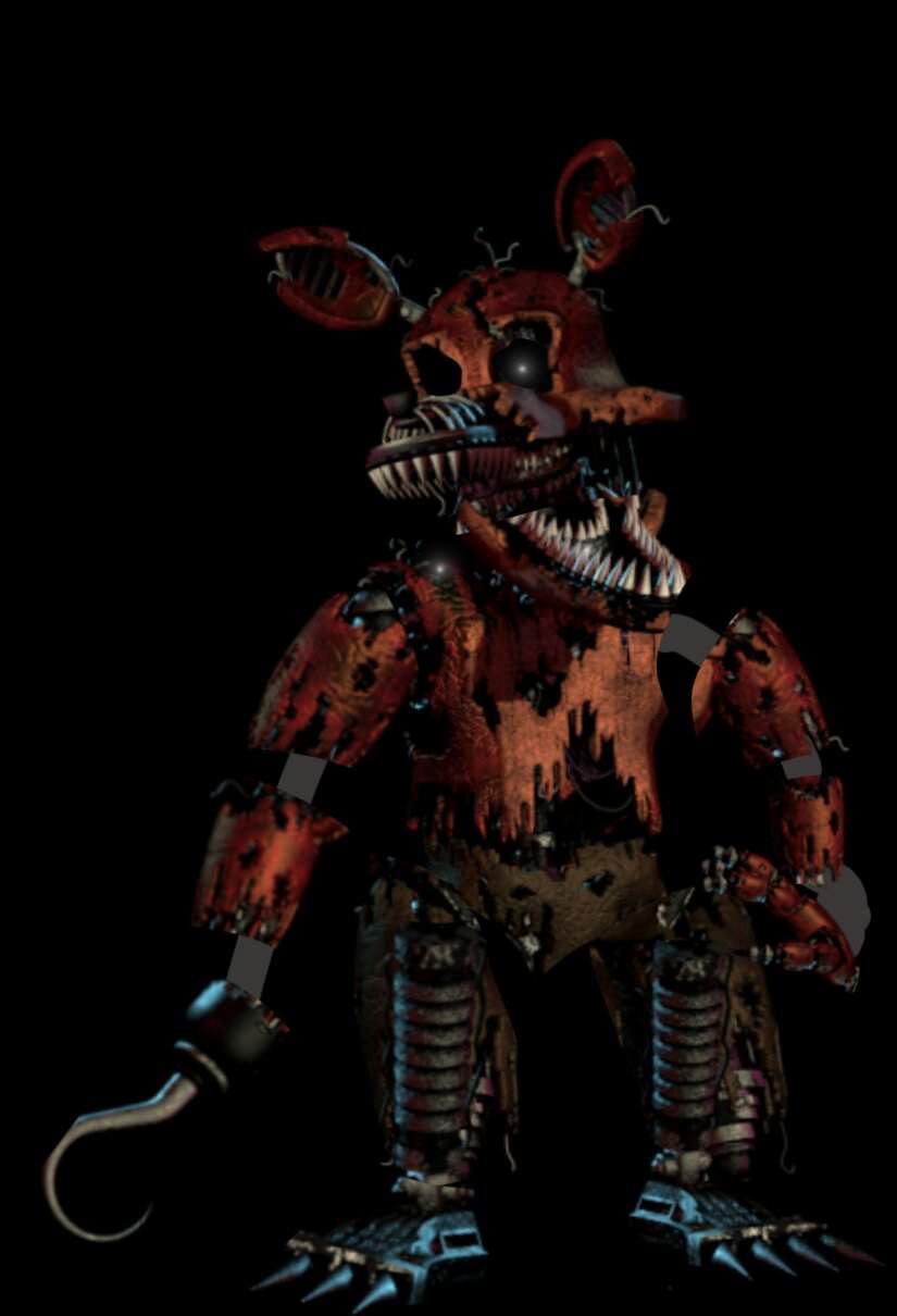 My Nightmare Foxy in Golden Freddy pose | Meet new People! :D Amino