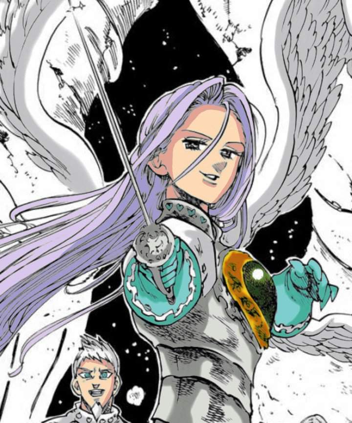 Archangel Margaret Manga Coloring (no background) .