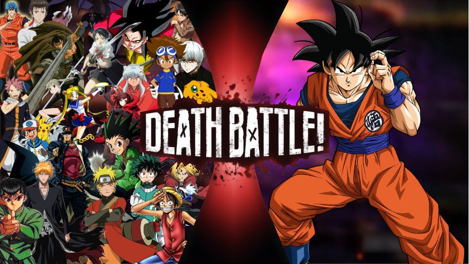 Team anime vs Son Goku death battle | Battle Arena Amino Amino