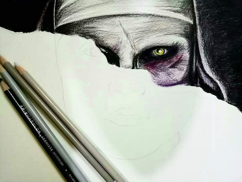 The Nun fan art | Art Amino