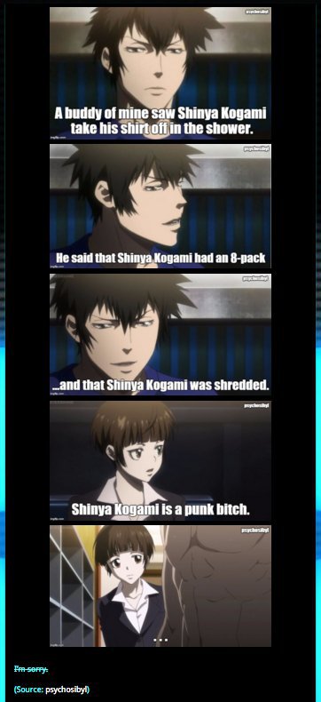 Psycho Pass Memes | Anime Amino