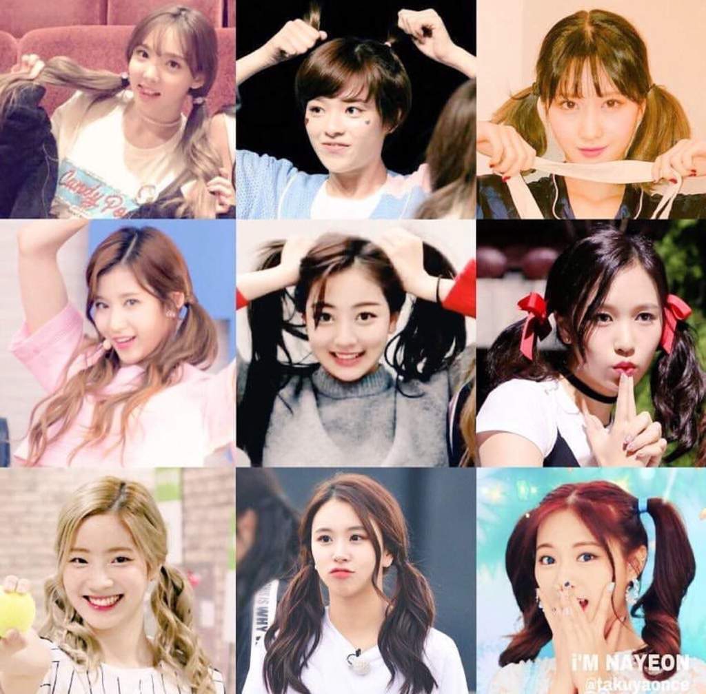 Twice are so cute with pigtail | Twice (트와이스)ㅤ Amino