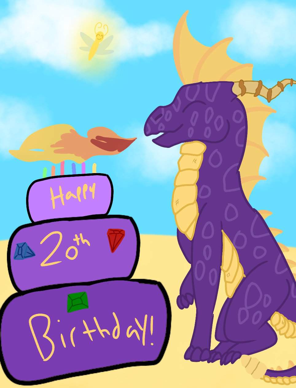 Happy (slightly belated) Birthday Spyro! | Spyro Amino Amino