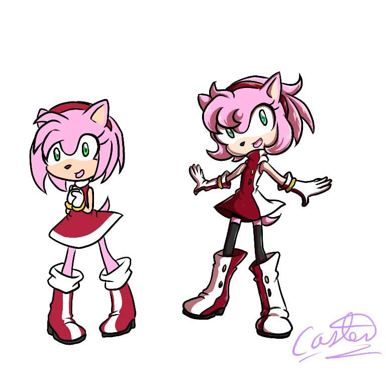 Amy redesign | Sonic the Hedgehog! Amino