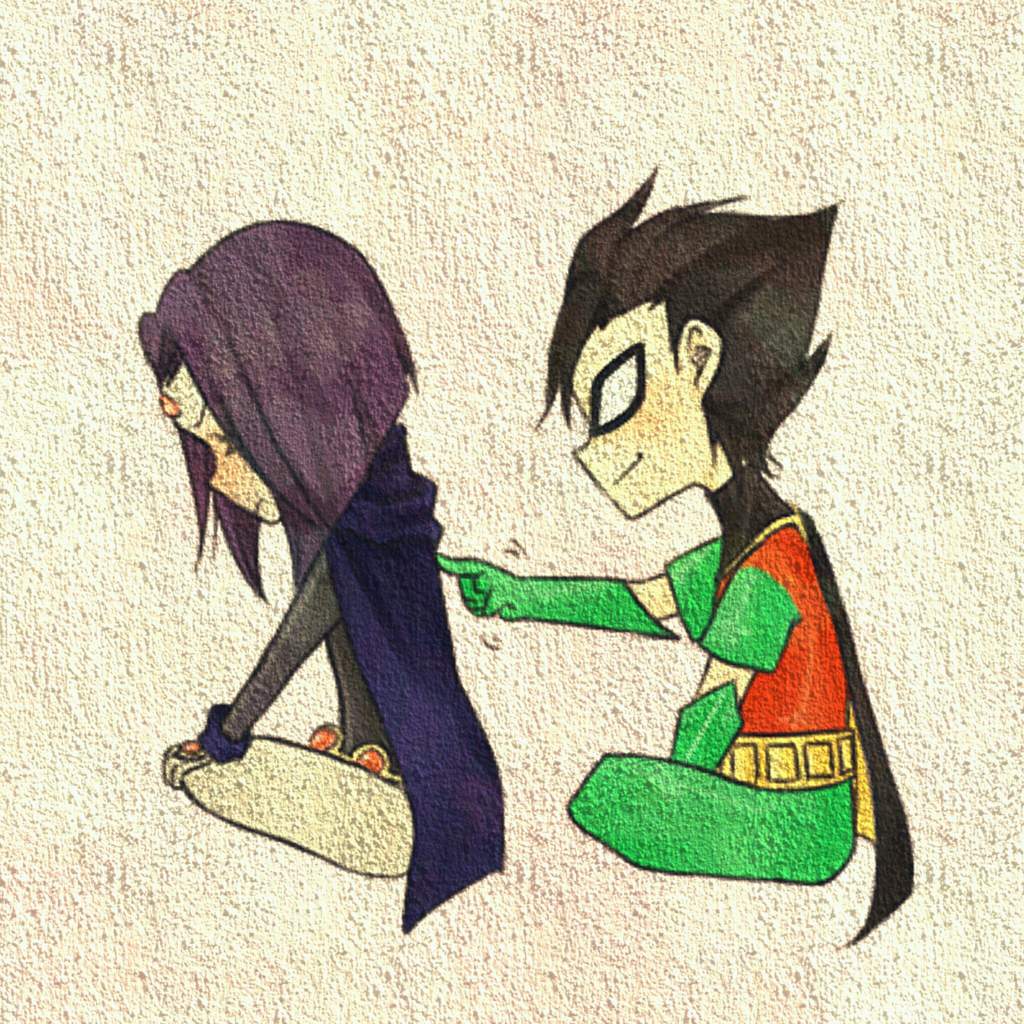 Teen Titans Raven X Robin