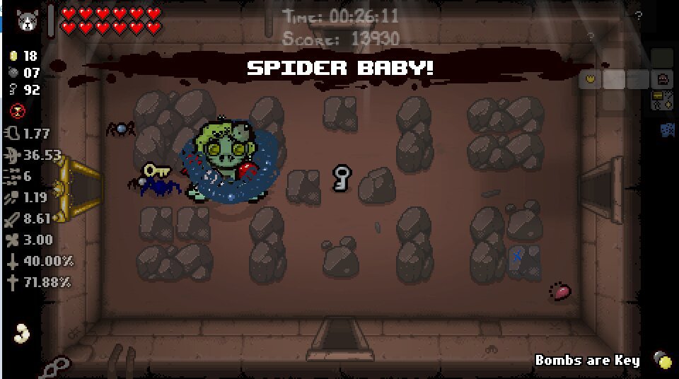 missing hud binding of isaac rebirth