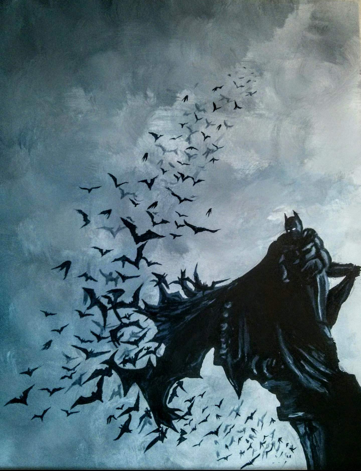Batman painting | Teen Titans Amino