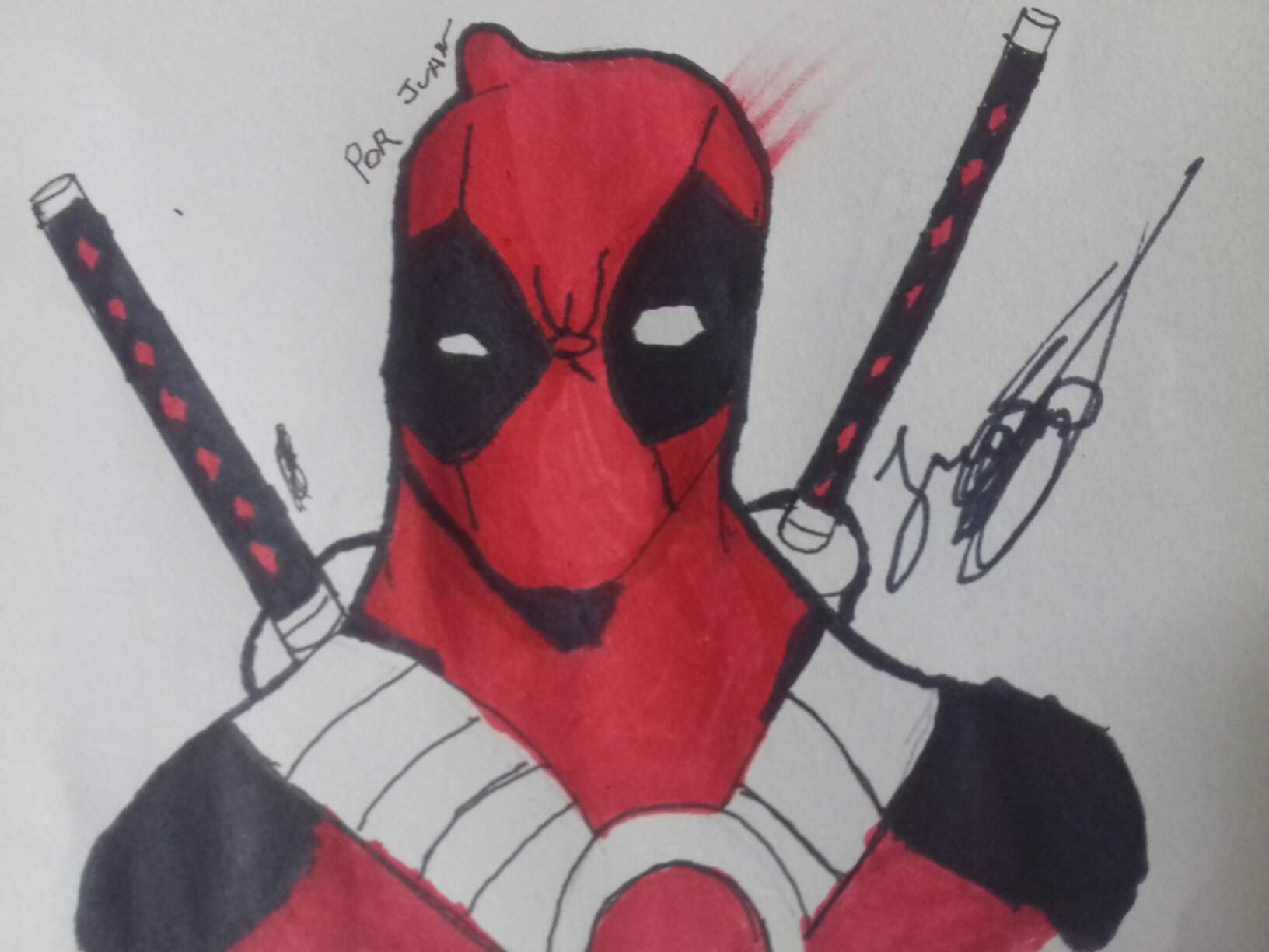 DIBUJO DE DEADPOOL del 1 al 10 cuanto me dan | DibujArte Amino