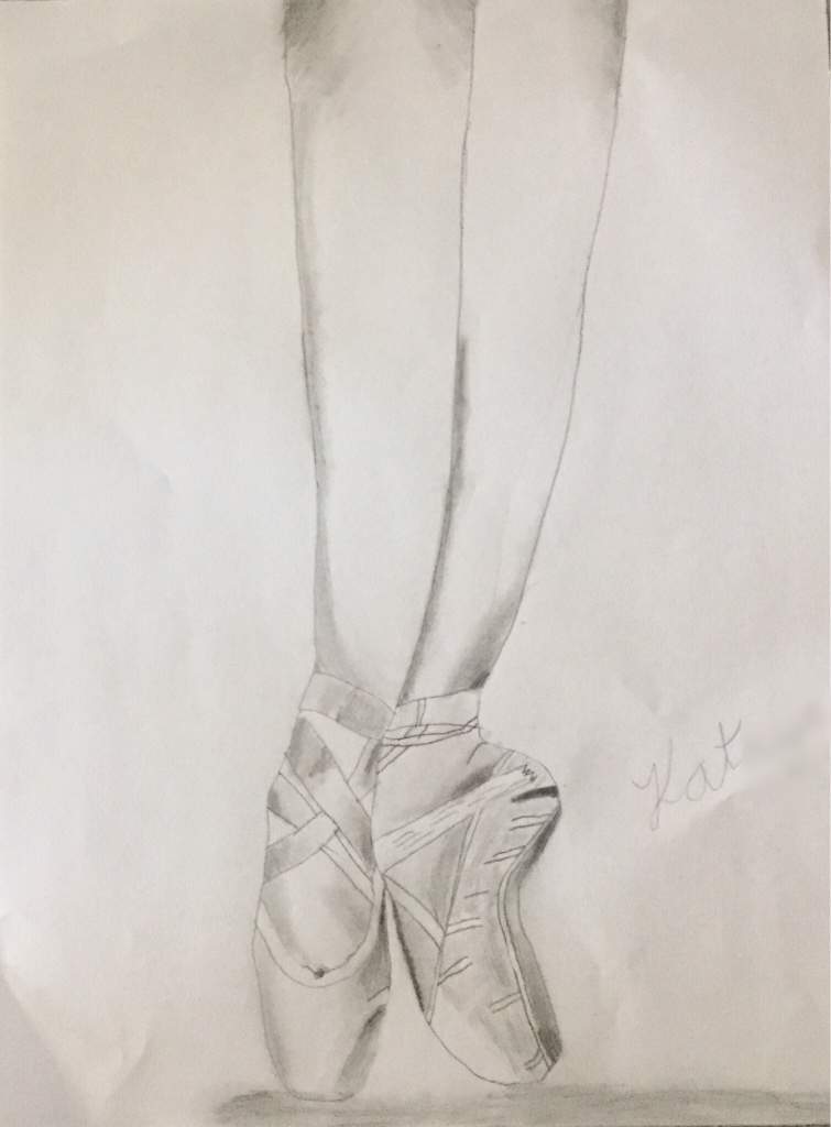 Pointe Shoes Drawing | Ballet/Dance Amino Amino