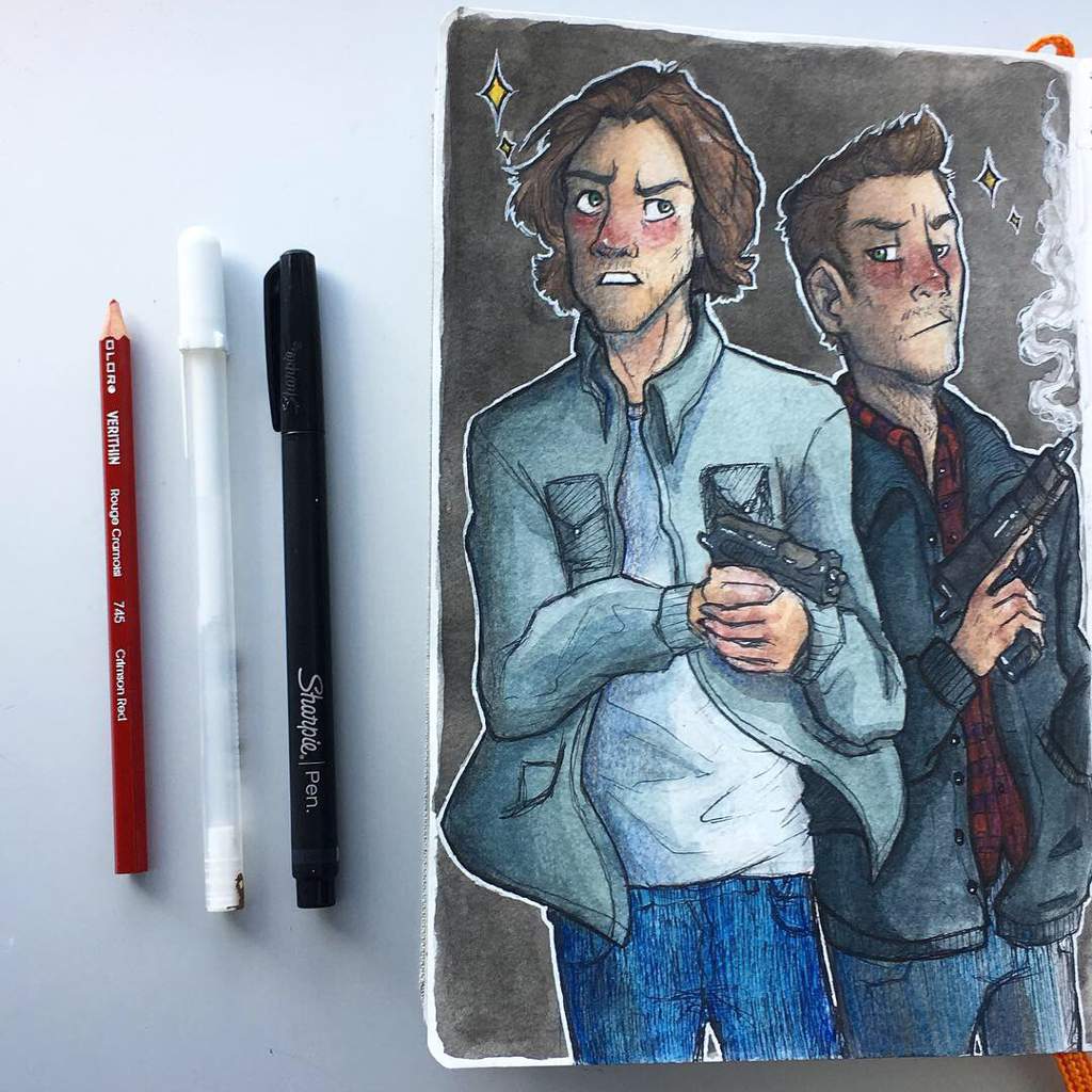 Sam And Dean Winchester Fanart Art Amino