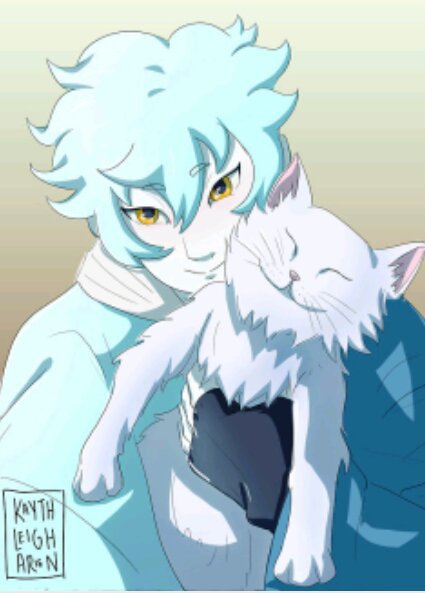 Mitsuki holds a cute cat | Naruto Amino