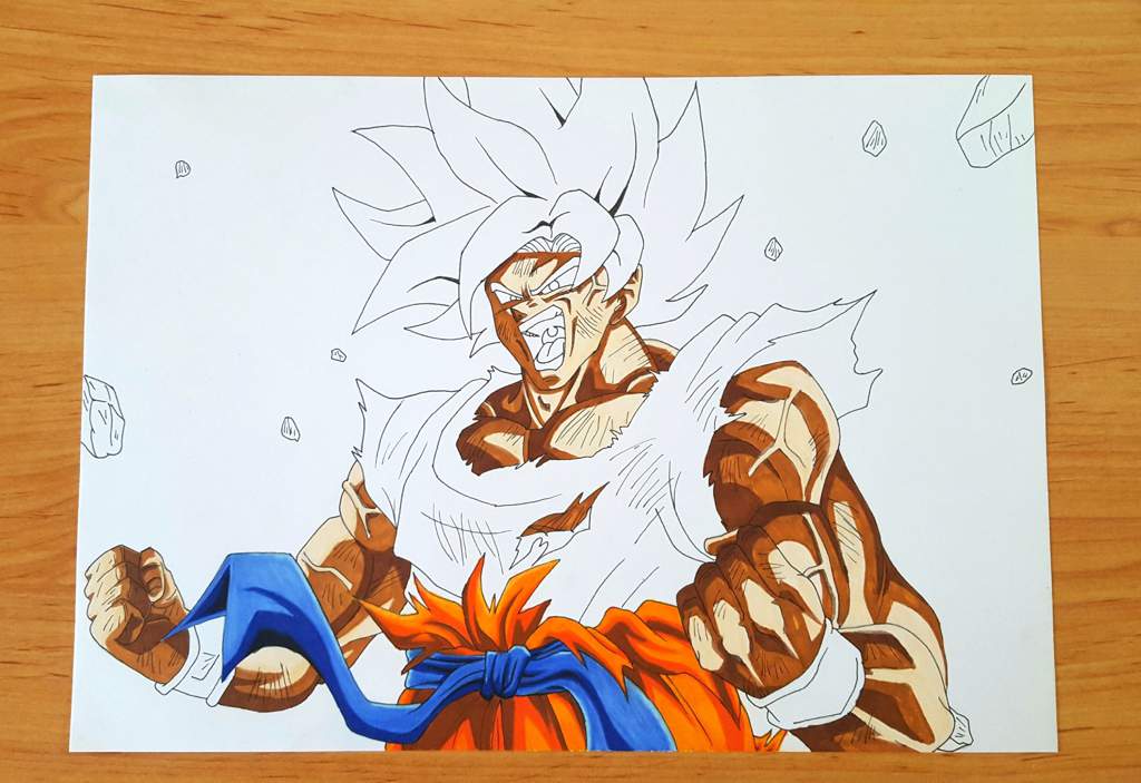 Como Dibujar A Goku Super Saiyan Imagesee