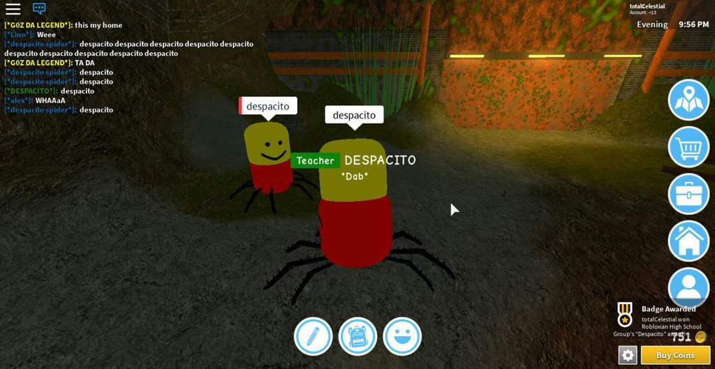 How To Obtain The Despacito Badge In Robloxian High School