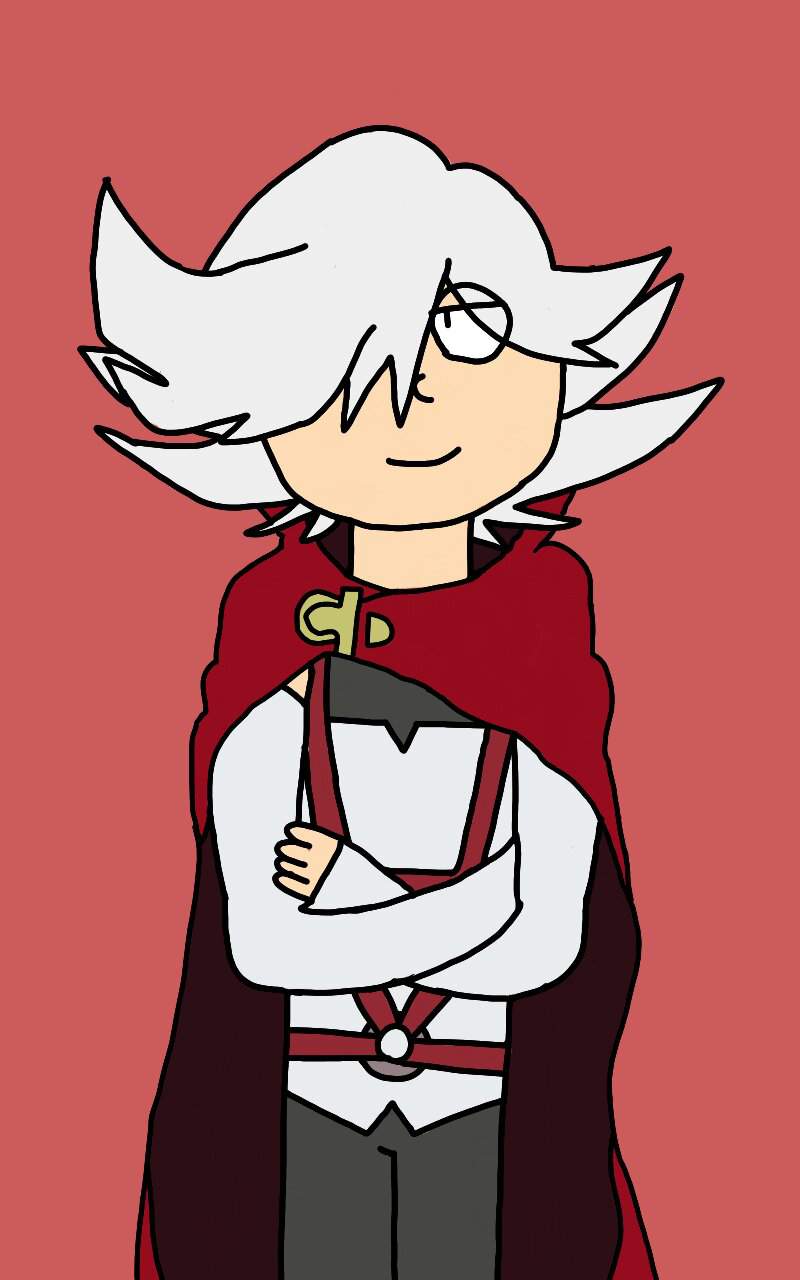 Zero in Professor Croix's clothes. | Pokémon Amino