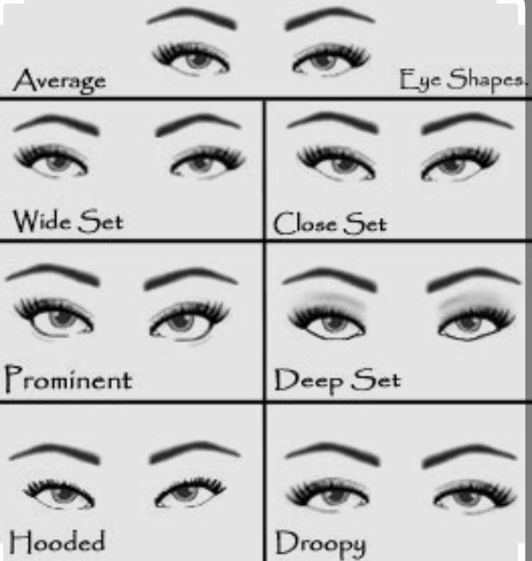 Eye Shape Charts Beauty On A Budget Amino