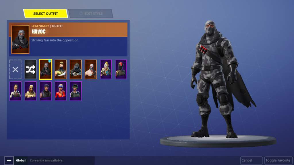 it was free everyone should have it - fortnite havoc skin