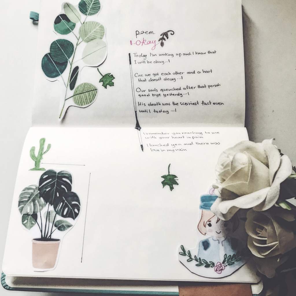 Poem in my journal | Bullet Journal Amino
