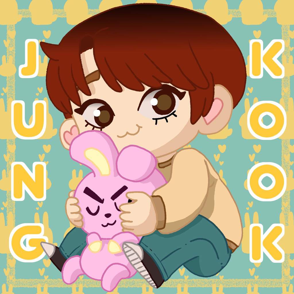 Finished Jungkook 💝I’m working on the bts chibis on and off :v #bts #
