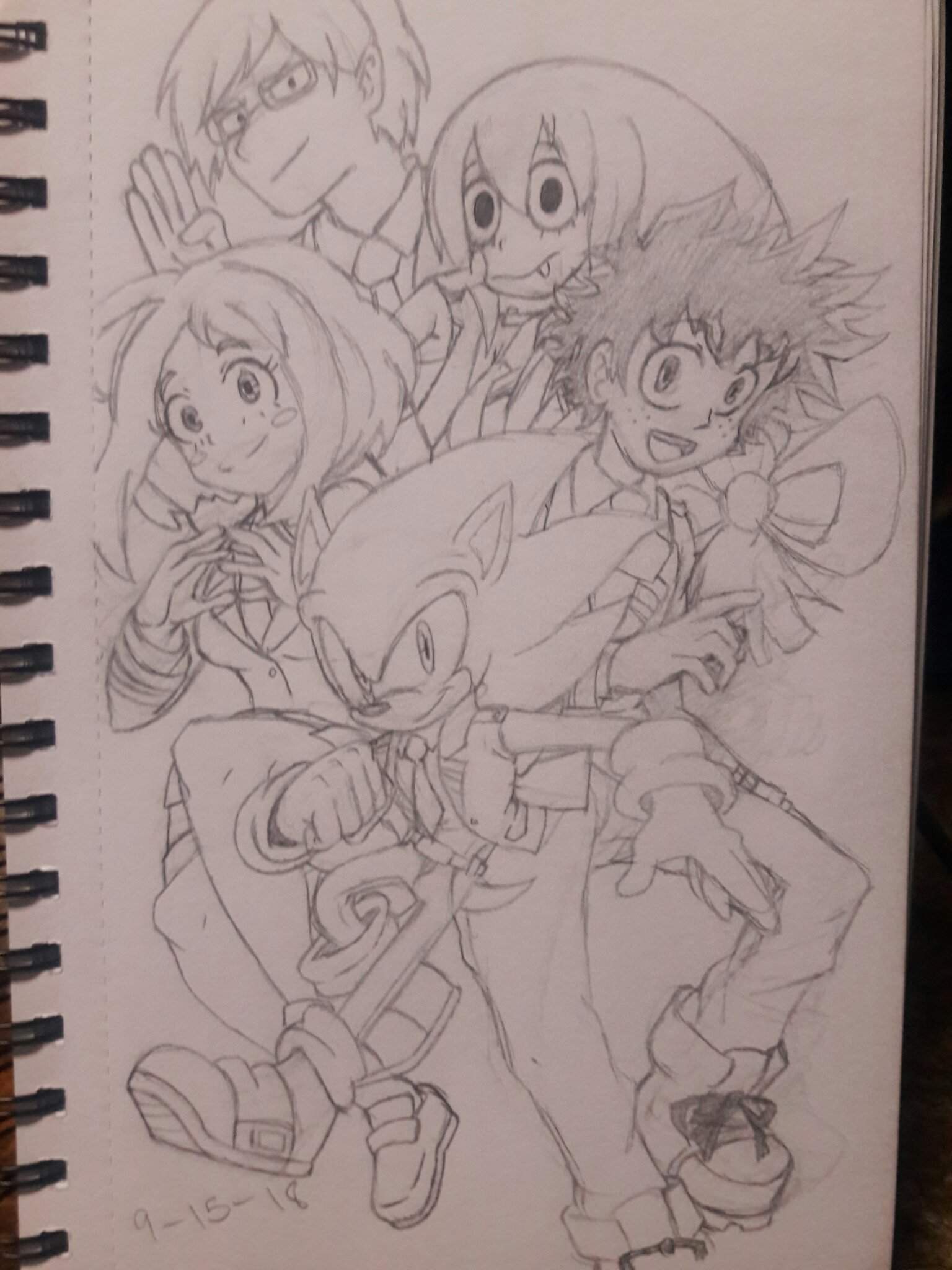 What if Sonic in my hero academia sketches Pt.1 | Sonic the Hedgehog! Amino