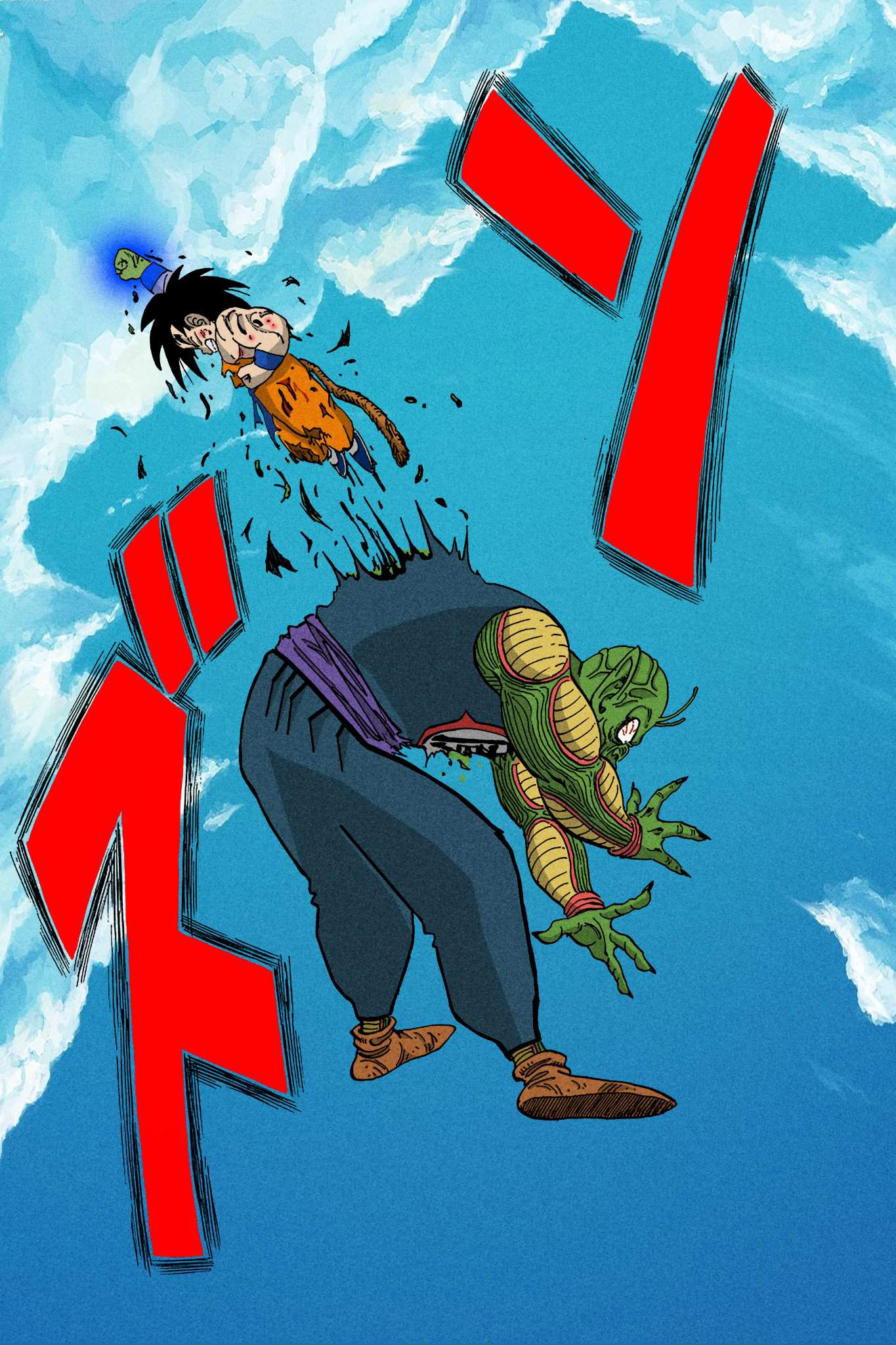 RIP King Piccolo. Fan coloring of original manga! #CuratorReview ...