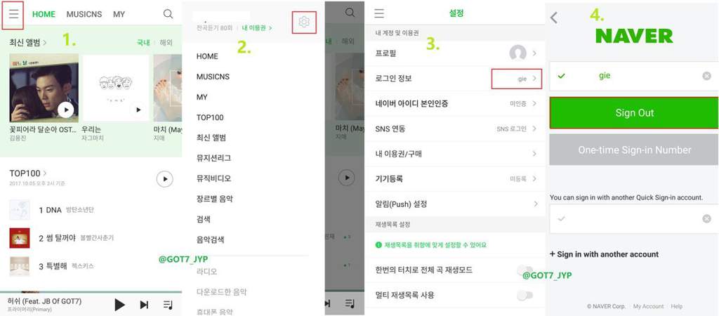 Tutorial How To Logout From Melon Genie Naver And Soribada