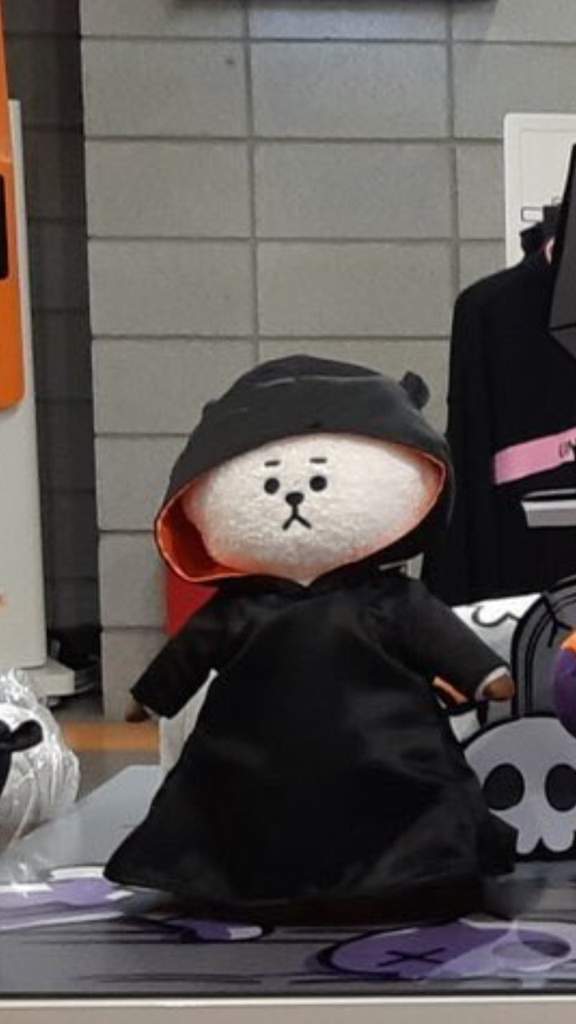 halloween bt21 plush