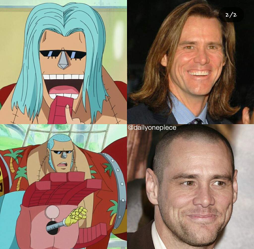 Peinados de Franky inspirados en Jim carey | •One Piece• Amino