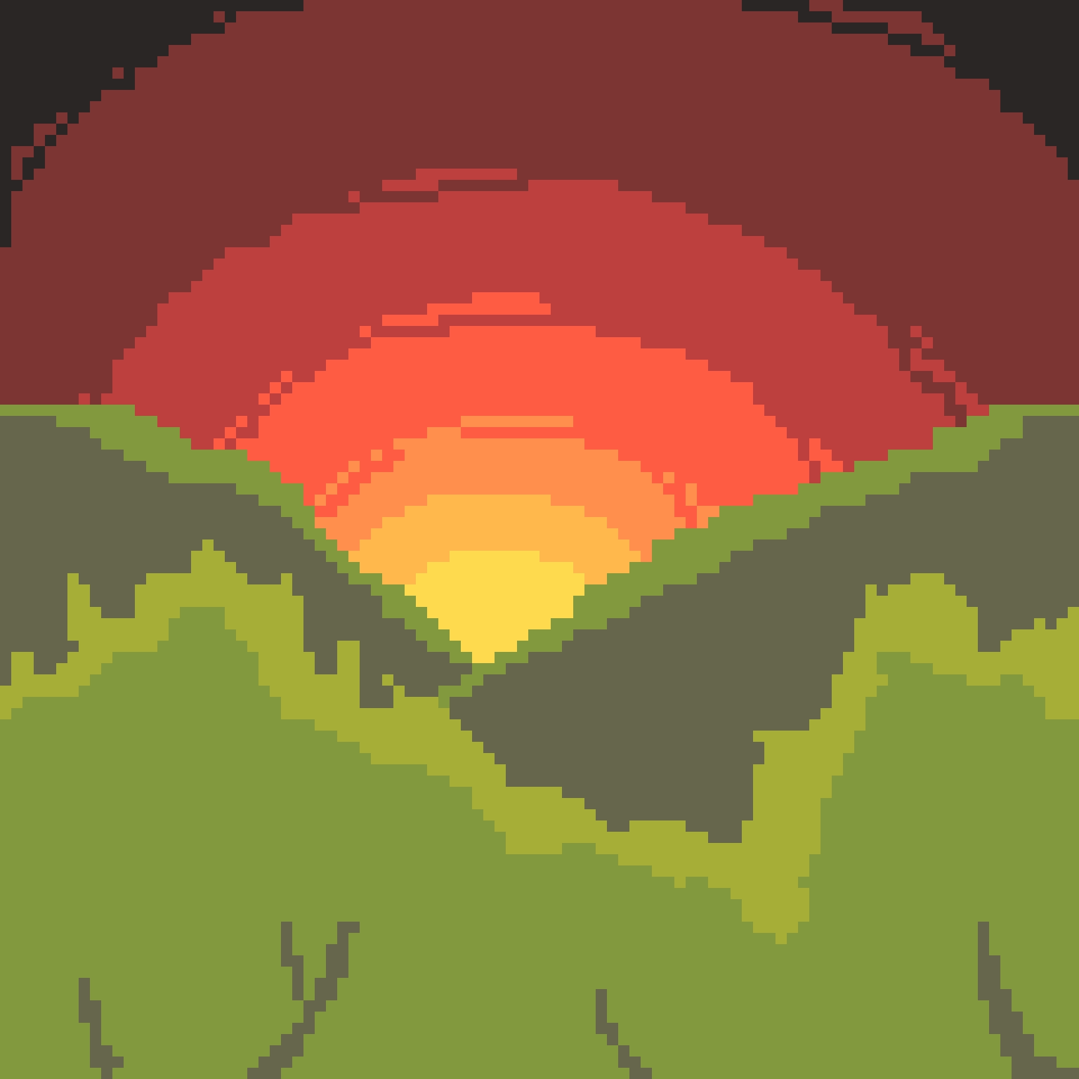 Sunset | Pixel Art Amino