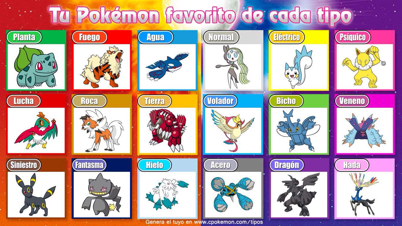 Pokemon favorito de cada tipo #2 | •Pokémon• En Español Amino