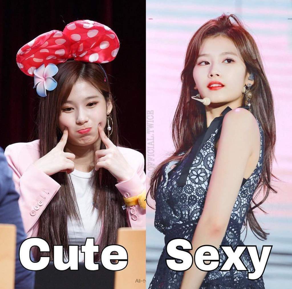 Cute vs sexy