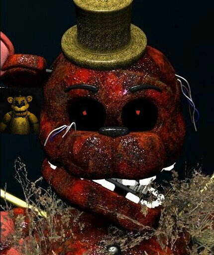 red bear vs golden freddy | Five Nights At Freddy's Amino