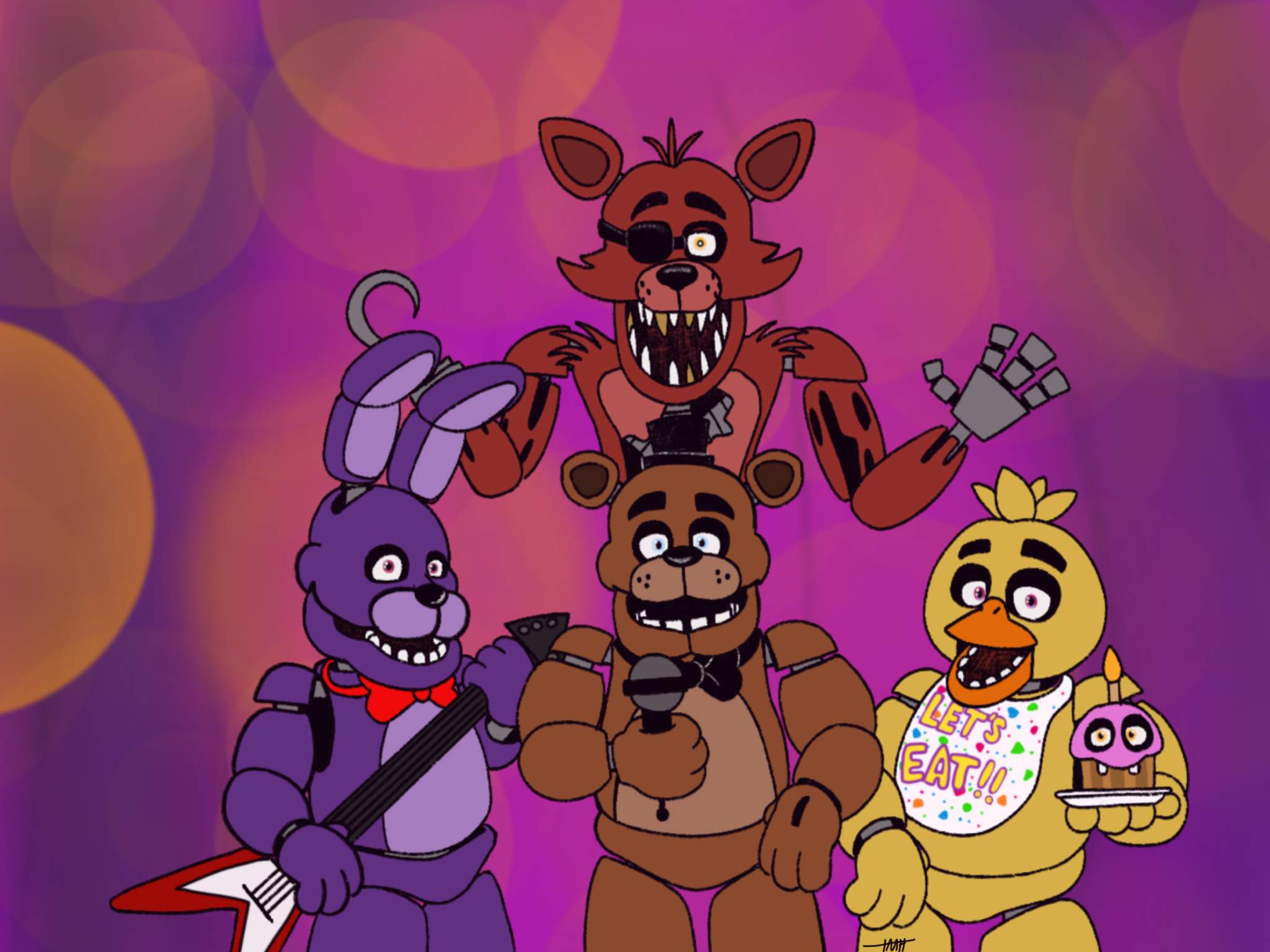 The FNaF 1 gang | Five Nights At Freddy's Amino