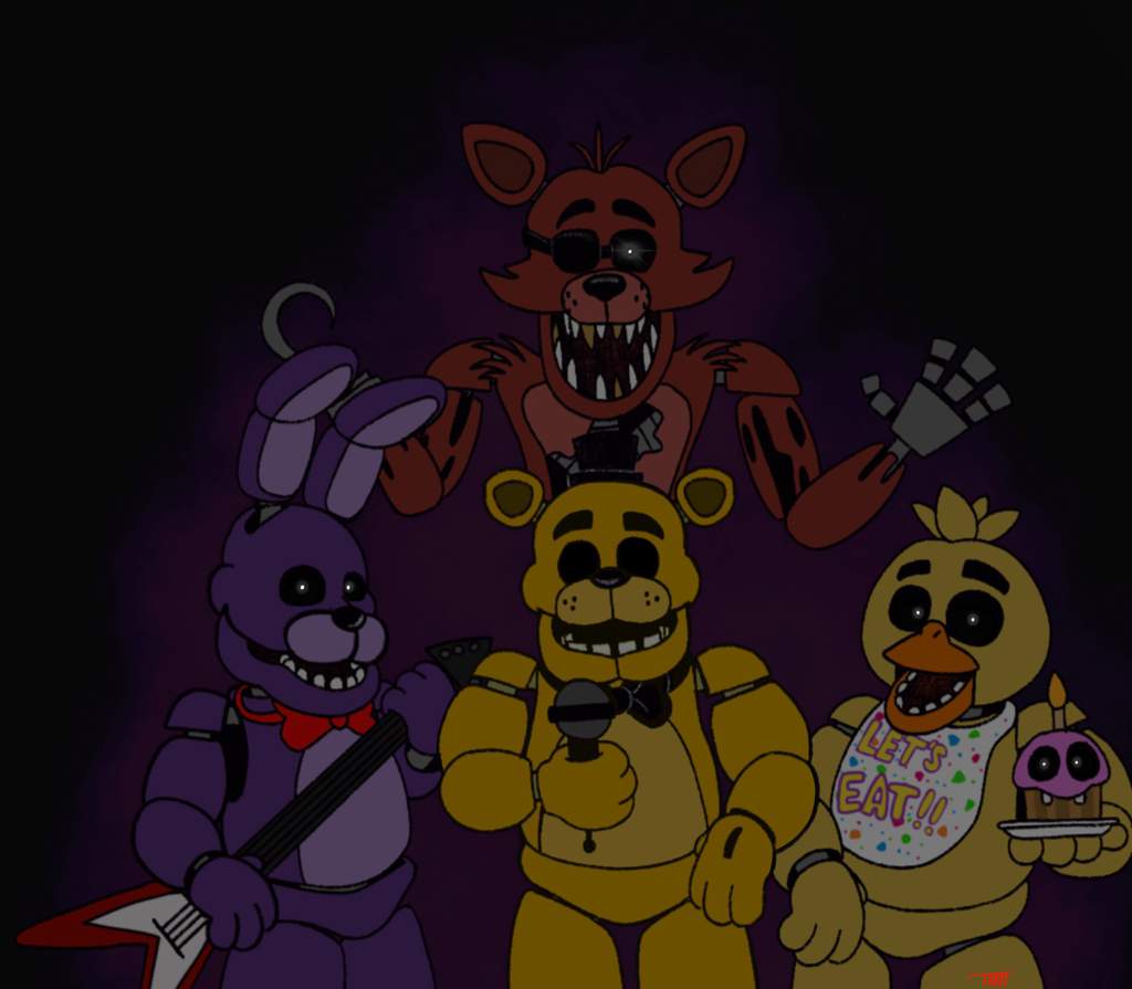 The FNaF 1 gang | Five Nights At Freddy's Amino