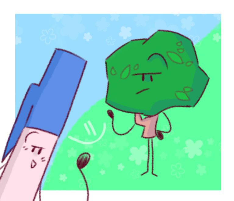 Tree & Pen | BFDI💖 Amino