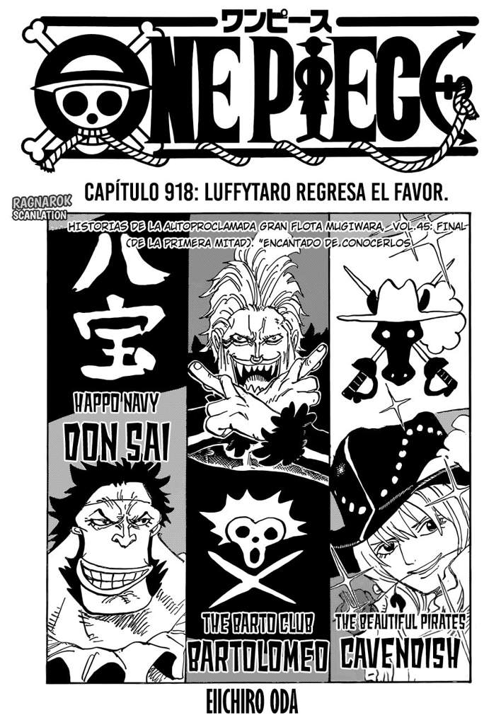 Manga One Piece 918 One Piece Amino