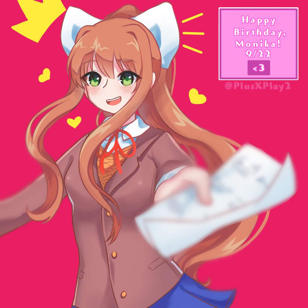 Happy Birthday Monika Doki Doki Literature Club Amino